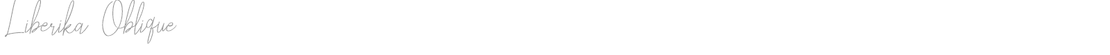 Liberika Oblique font preview